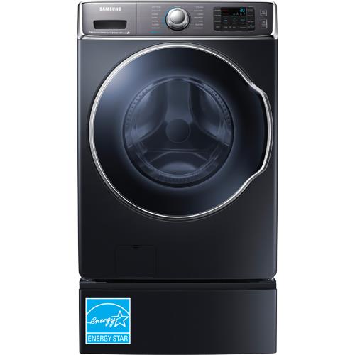 Samsung WF56H9100AG 5.6 CuFt 9100 Series Onyx Front Load Washer With 9.