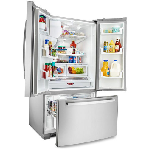 Amana AFI2539ERM 24.7 CuFt Stainless Steel 3 Door French Door