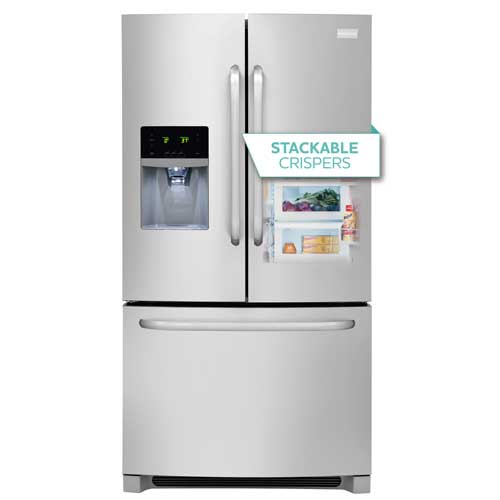 Frigidaire FFHB2740PS 27.1 CuFt Stainless Steel 3 Door French Door Refrigerator BrandsMart USA