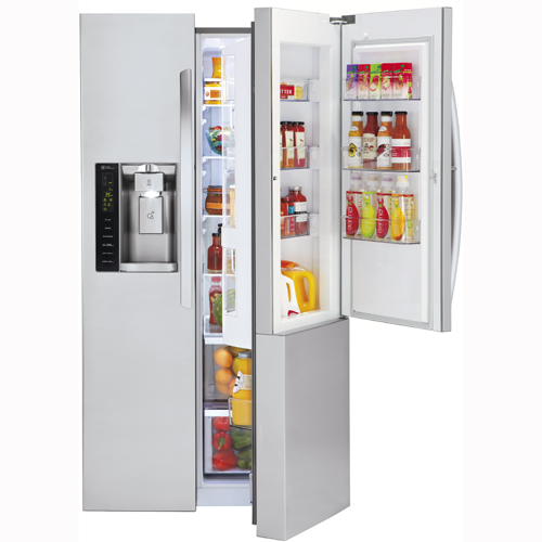 LG LSXS26366S 26.0 CuFt Stainless Steel 3 Door SideBySide