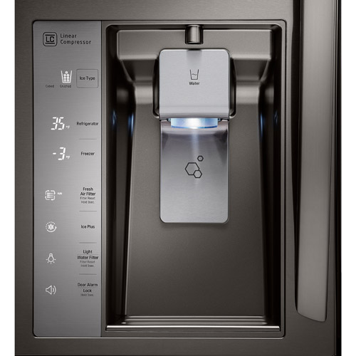 ... LG - 23.0 CuFt Counter Depth French Door Refrigerator ...
