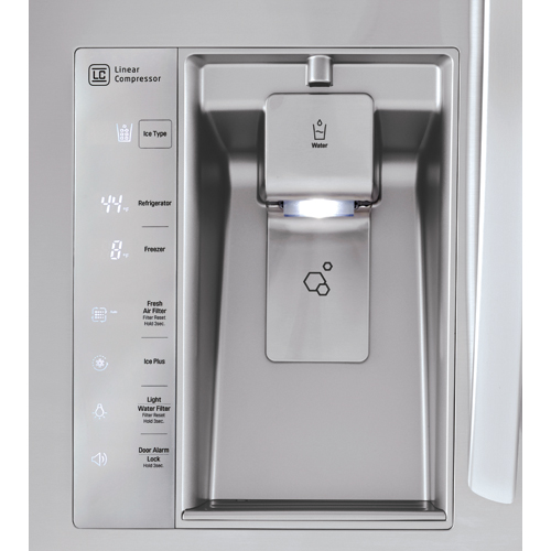 LG LMXS30776S 29.7 CuFt Stainless Steel 4 Door French Door Refrigerator