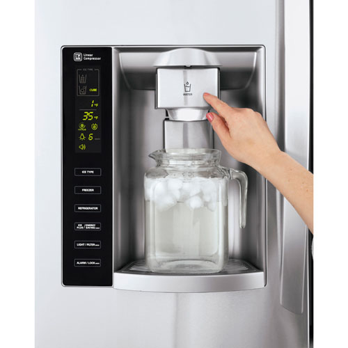 LG LFX25974ST 24.1 CuFt Stainless Steel 3 Door French Door Refrigerator