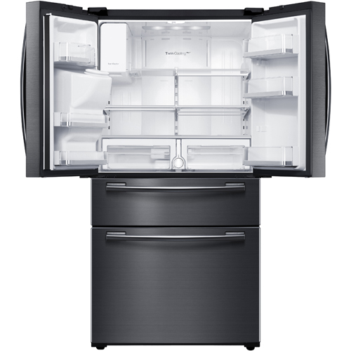 Samsung RF25HMEDBSG/AA 24.7 CuFt Black Stainless Steel 4 Door French Door Refrigerator