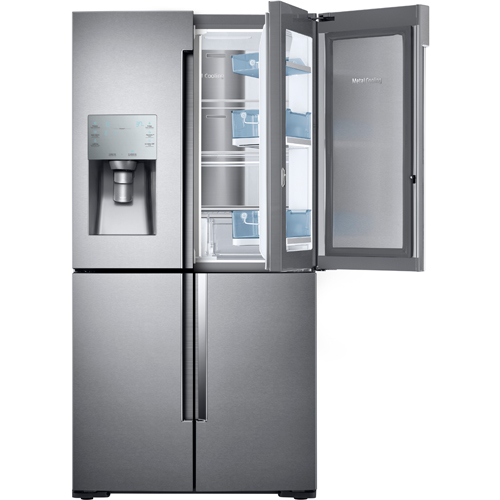 Samsung RF28K9380SR/AA 28.0 CuFt Stainless Steel 4 Door Flex™ French