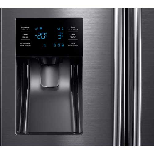 Samsung RF263TEAESG/AA 24.6 CuFt Black Stainless Steel 3 Door French