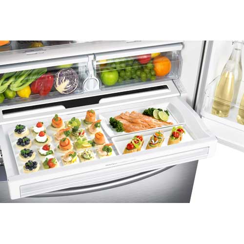 Samsung RF23HCEDBSR/AA 22.5 CuFt Stainless Steel 3 Door Counter Depth