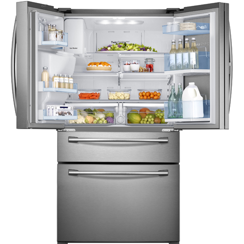 Samsung RF30HBEDBSR/AA 29.5 CuFt Stainless Steel 4 Door French Door