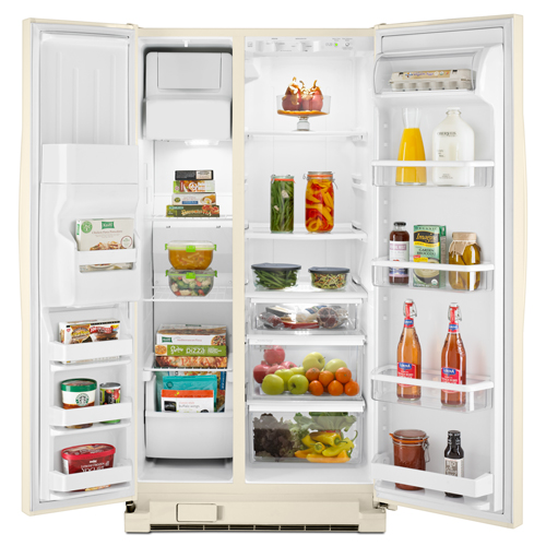 Whirlpool WRS325FDAT 24.5 CuFt Bisque/Biscuit 2 Door SideBySide