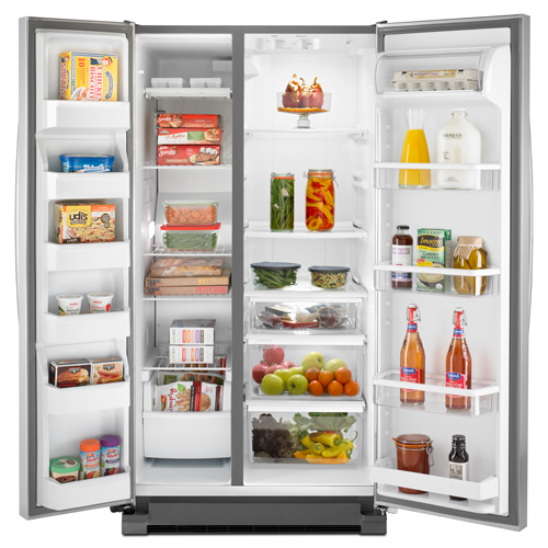 Whirlpool WRS325FNAM 24.9 CuFt Stainless Steel 2 Door SideBySide