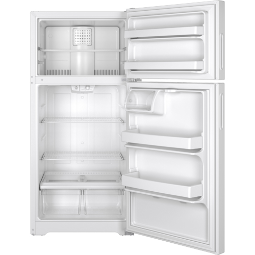 GE FBS15RCKWW 28" White 14.6 CuFt Compact Refrigerator BrandsMart USA