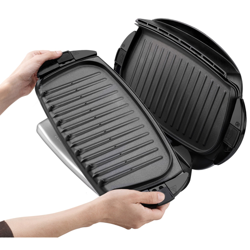 Foreman GRP0004B Removable Plate Grill, 5 Servings, Tough