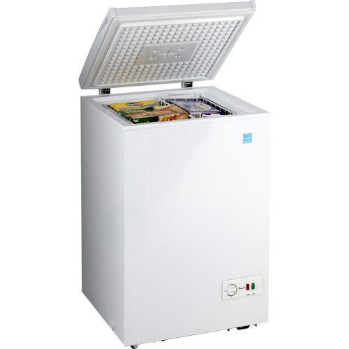 Avanti CF35M0W 3.5 CuFt White Chest Freezer BrandsMart USA