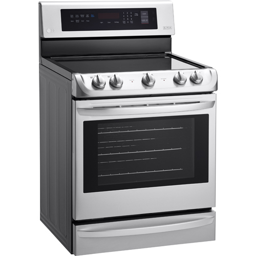 LG LRE4213ST 30" Stainless Steel Electric Smooth Top Range With 6.3