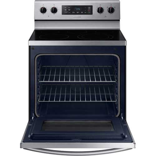 Samsung NE59K3310AS/AA 30" Stainless Steel Smooth Top Range With 5.9