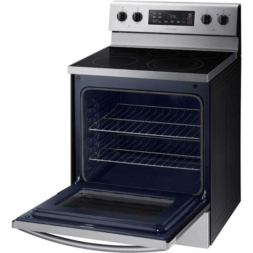 Samsung NE59K3310AS/AA 30" Stainless Steel Smooth Top Range With 5.9