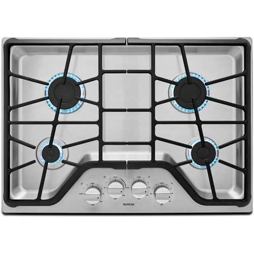 Maytag MGC7430DS 30" 4 Burner Gas Cooktop BrandsMart USA