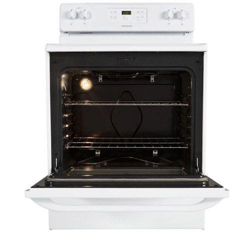 Frigidaire FFEF3018LW 30" White Smooth Top Range With 5.3 CuFt Self