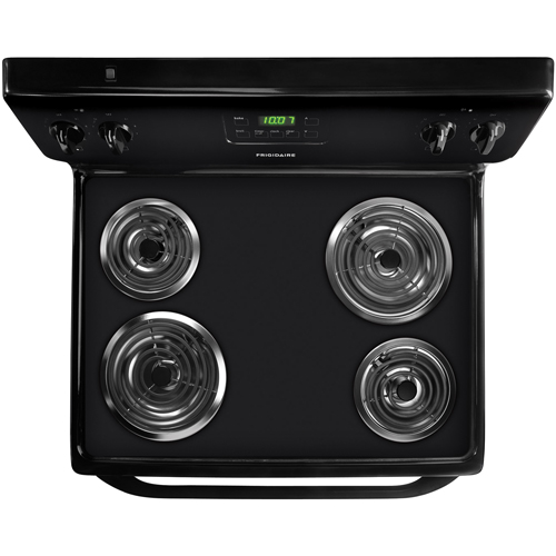 Frigidaire FFEF3011LB 30" Black Electric Coil Range With 4.8 CuFt Oven