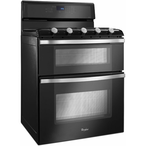 Whirlpool WGG755S0BE 30" Black Ice Freestanding Gas Range With 6.0 CuFt