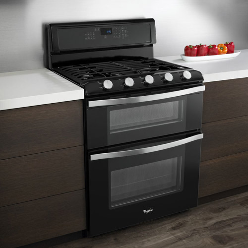 Whirlpool WGG755S0BE 30" Black Ice Freestanding Gas Range With 6.0 CuFt