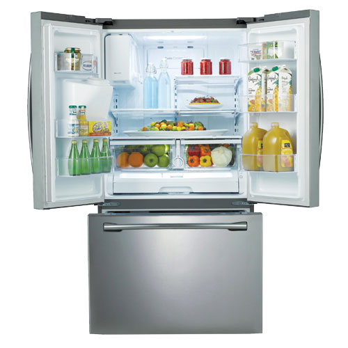 Samsung RF263TEAESR/AA 24.6 CuFt Stainless Steel 3 Door French Door