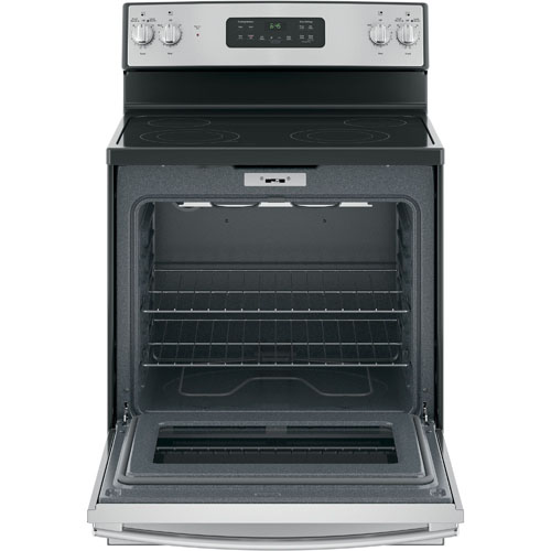 GE JB645RKSS 30" Stainless Steel Electric Smooth Top Range With 5.3