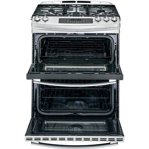 GE PGS950SEFSS 30" Profile™ Series Stainless Steel SlideIn Double Oven