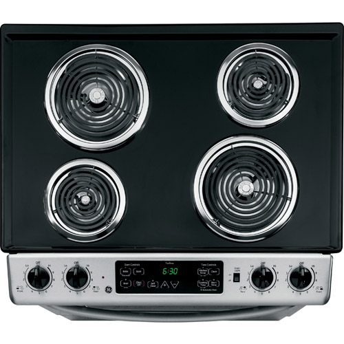 GE JSP39SNSS 30" Stainless Steel SlideIn Electric Range With 4.4 CuFt SelfCleaning Oven