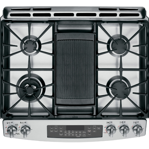 GE PGS920SEFSS 30" Profile™ Series Stainless Steel SlideIn Gas Range