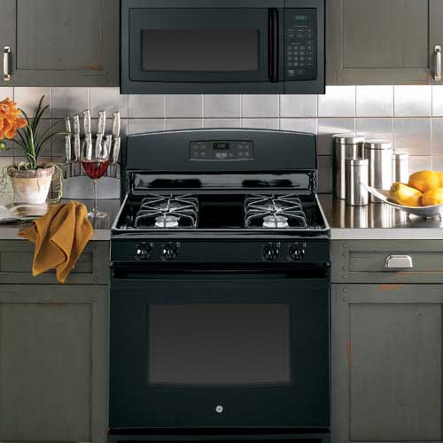 GE JVM3160DFBB 1.6 CuFt 1000 Watt Black Over the Range Microwave Oven