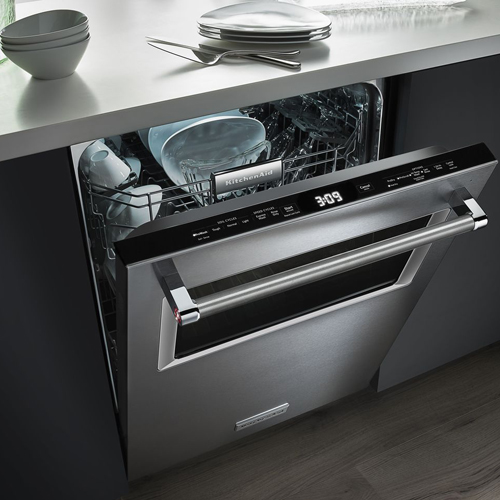 KitchenAid KDTM384ESS 24" Stainless Steel BuiltIn Dishwasher BrandsMart USA