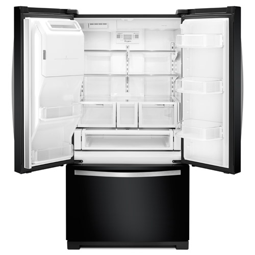 Whirlpool WRF757SDEE 26.8 CuFt Black Stainless 3 Door French Door