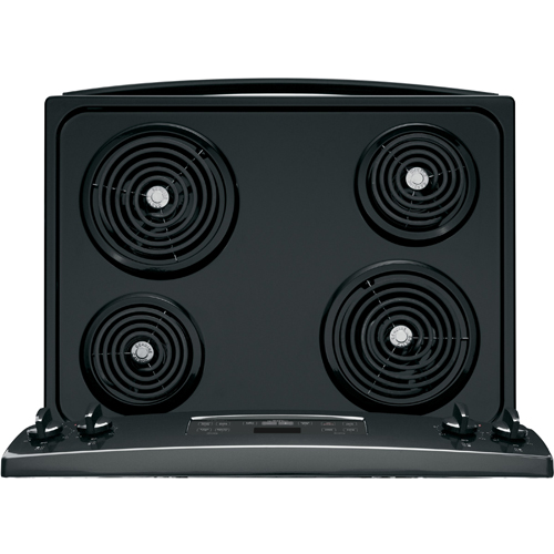 GE JB250DFBB 30" Electric Coil Range, 5.3 CuFt, SelfCleaning, Big View