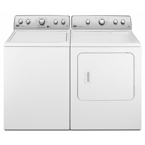 Maytag 7.0 CuFt Centennial White 29" Gas Dryer MGDC400BW BrandsMart USA