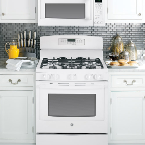 GE JGB750DEFWW 30" Freestanding Gas Range BrandsMart USA