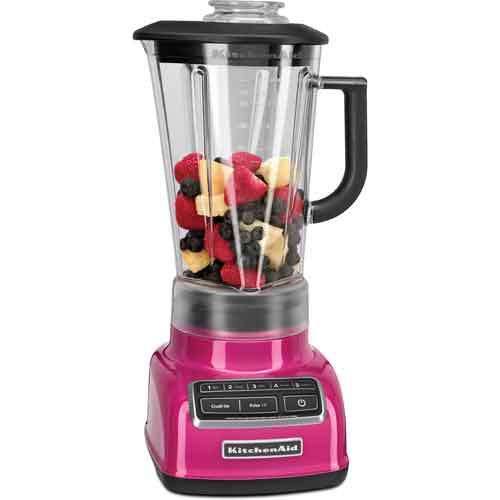 KitchenAid KSB1575RI 5 Speed Diamond Blender Raspberry Ice