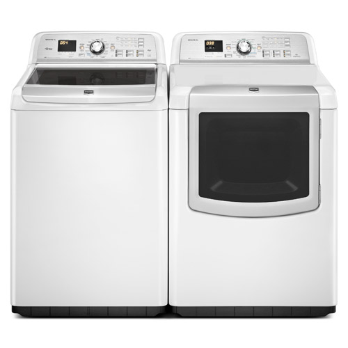 Maytag MEDB980BW 7.3 CuFt Bravos XL Electric Dryer7.3 CuFt Cabrio Front