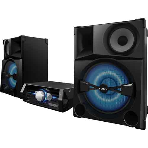 Sony SHAKE5 Shelf Top Audio System With Bluetooth, 2400 Watts Total