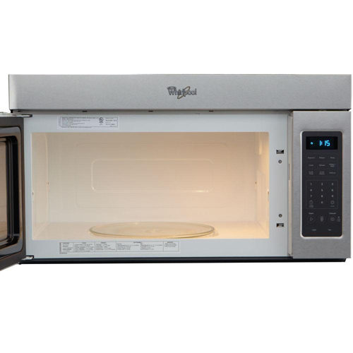 Whirlpool WMH31017AS 1.7 CuFt Over The Range Microwave, 1000 Watts, 10