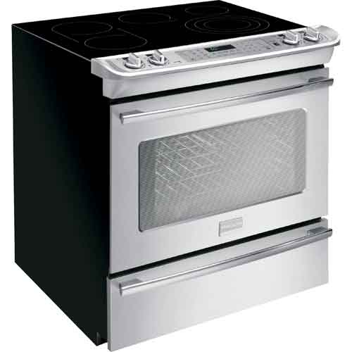 Frigidaire FPES3085PF 30" SlideIn Electric Range, 4.6 CuFt, 7" Bridge