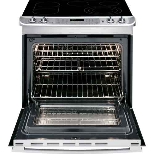 Frigidaire FPES3085PF 30" SlideIn Electric Range, 4.6 CuFt, 7" Bridge