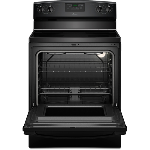 Amana AER5330BAB 30" Electric SmoothTop Range, 4.8 Cuft Capacity