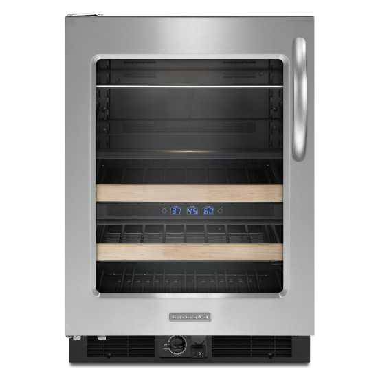 KitchenAid KBCS24LSBS 24" UndertheCounter Wine Storage Center, 22