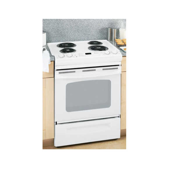 GE JSP39DNWW 30" Slidein Electric Range BrandsMart USA