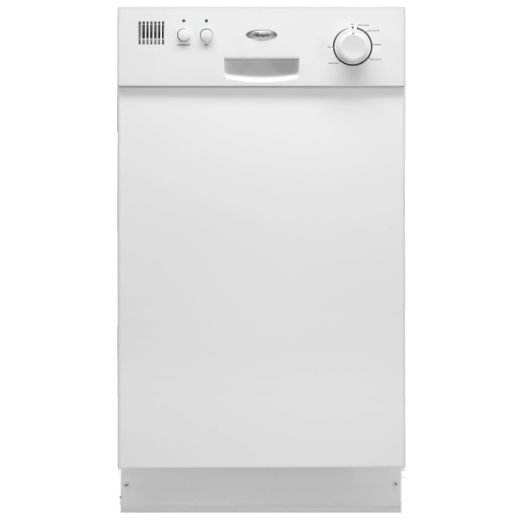 Whirlpool DU018DWTQ 18" BuiltIn Dishwasher, 2 Level Tower Feed System