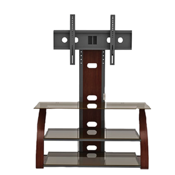 Line Design ZL568-44MivU Keira Mocha Flat Panel TV Stand, Real wood