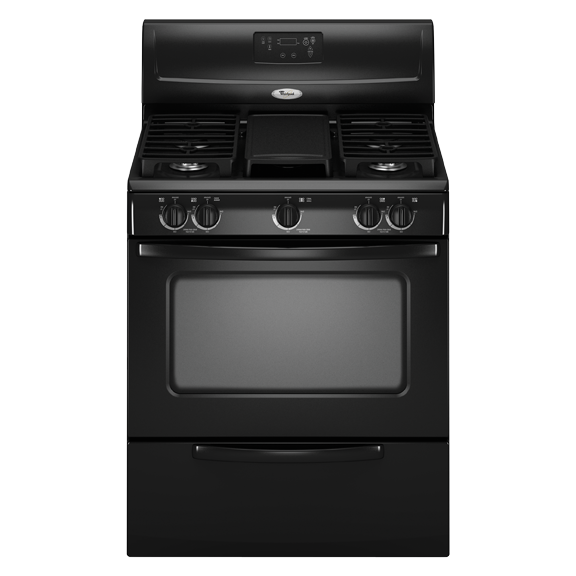 Whirlpool WFG231LVBBLK 30" Standard Clean Freestanding Gas Range