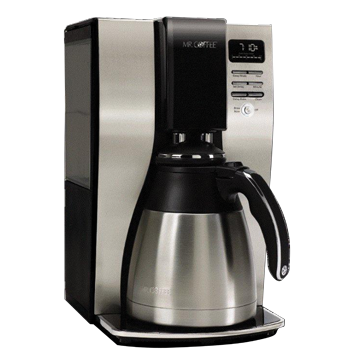 Mr. Coffee BVMC-PSTX91 10 Cup Programmable Thermal Coffeemaker, Removable Water Reservoir ...
