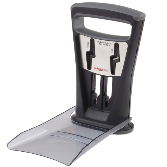 Edgeware 450004 Counter Safe Deluxe Knife & Scissors Sharpener, Flip